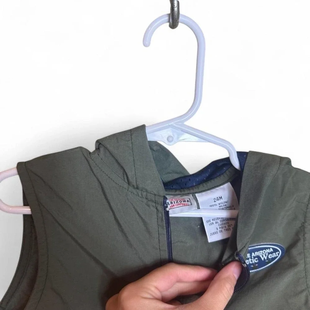 Vintage Toddler Arizona Dark Green Vest